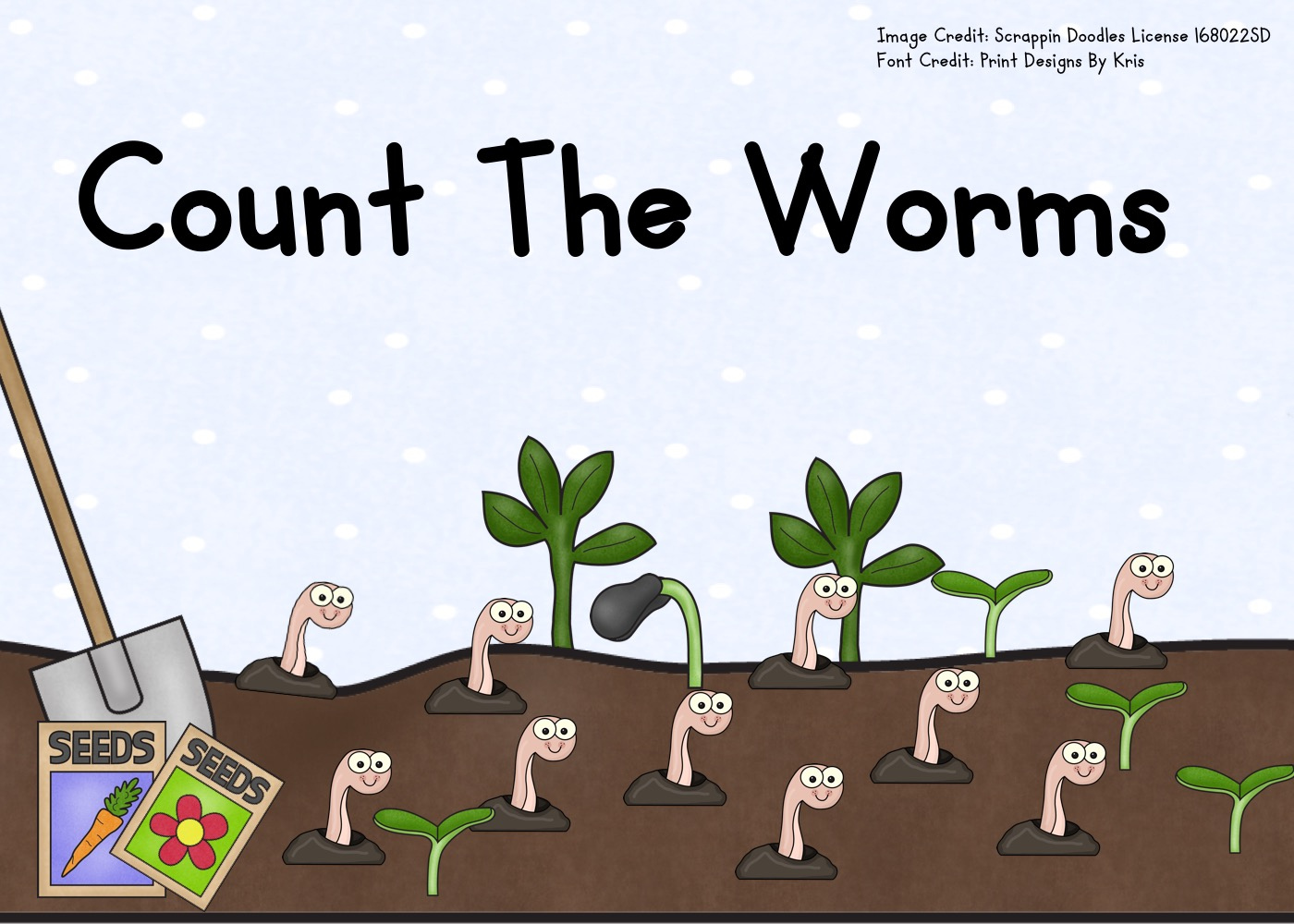 Count The Worms 1 10 Free Printable Worksheets For Kids
