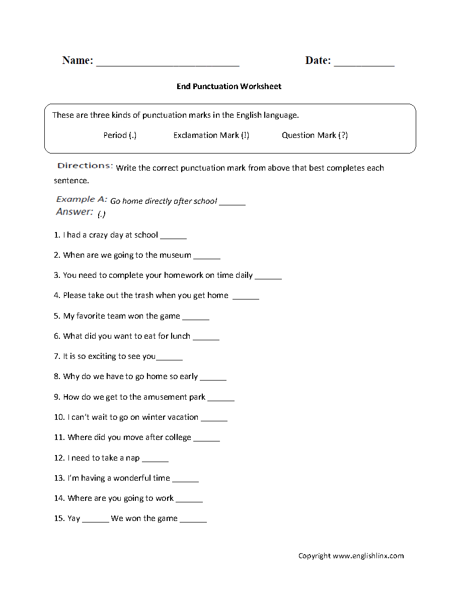 Englishlinx Writing Worksheets 10Th Grade Language Arts Printable 