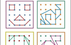 geoboard printable worksheets 159 McRuffy Geoboard Pictures Flip And Draw Book Preschool Math Math