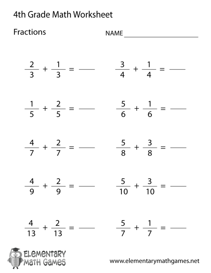 Go Math 4th Grade Printable Worksheets