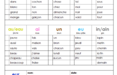 Grade 1 French Immersion Printable Worksheets Printable Worksheets