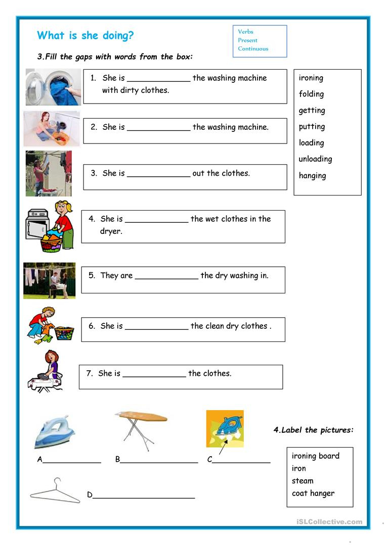 Laundry Worksheet Free ESL Printable Worksheets Made By Teachers