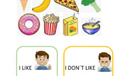 Likes And Dislikes Kinder Worksheet