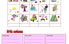 Likes And Dislikes Printable Worksheets-159