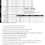 Logic Puzzles Printable Worksheets 159