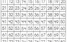 1 100 Number Chart Printable 101 Printable