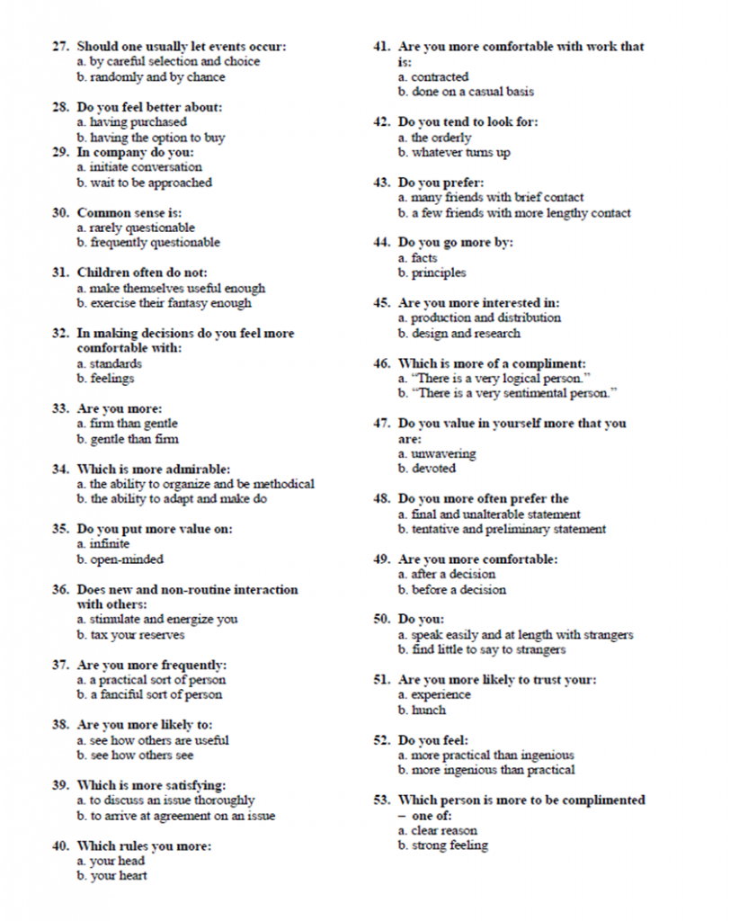 Personality Test Worksheet Free Esl Printable Worksheets Made Free 