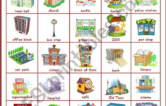 Places In Town Worksheet Esl Worksheets For Beginners Esl Worksheets