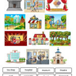 Places In Town Worksheets Printables PDF 159