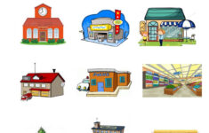 places in town worksheets printables pdf 159 2 Places In My Neighborhood Worksheet