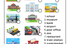 places in town worksheets printables pdf 159 Places In Town Worksheets Games4esl