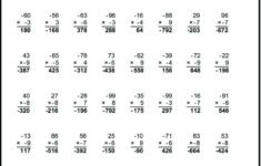 Positive And Negative Numbers Worksheets Printable Printable Worksheets