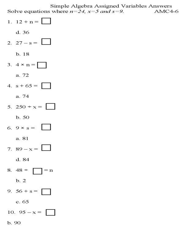 Printable College Math Worksheets 159 Lyana Worksheets