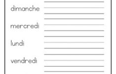 French Days Of The Week Pocket Chart Cards And Worksheets Fran ais Pink