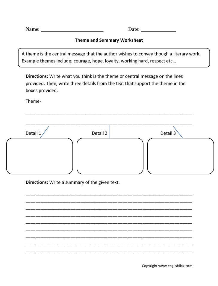 Printable Literature Worksheets-159 | Lyana Worksheets