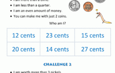 Math Money Worksheets 1st Grade Money Riddles