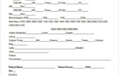 5 Nursing Worksheet Templates Free Word PDF Documents Download