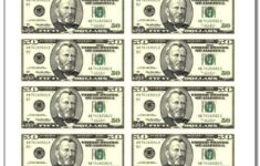 These Printable Play Money Sheets Can Be Cutup And Used For Classroom