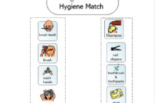 Hygiene Match Worksheet
