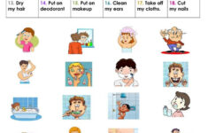 The Bathroom Personal Hygiene Verbs Interactive Worksheet Personal