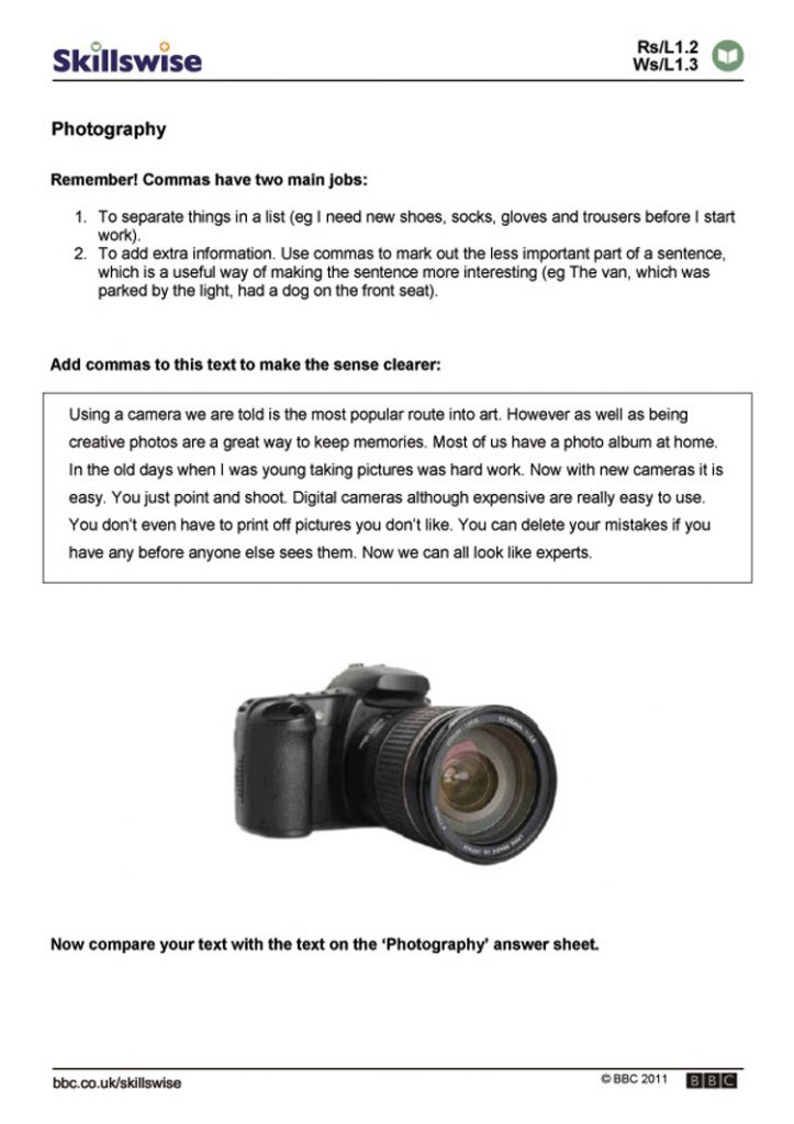 Photography Printable Photography Worksheets Printable Worksheets