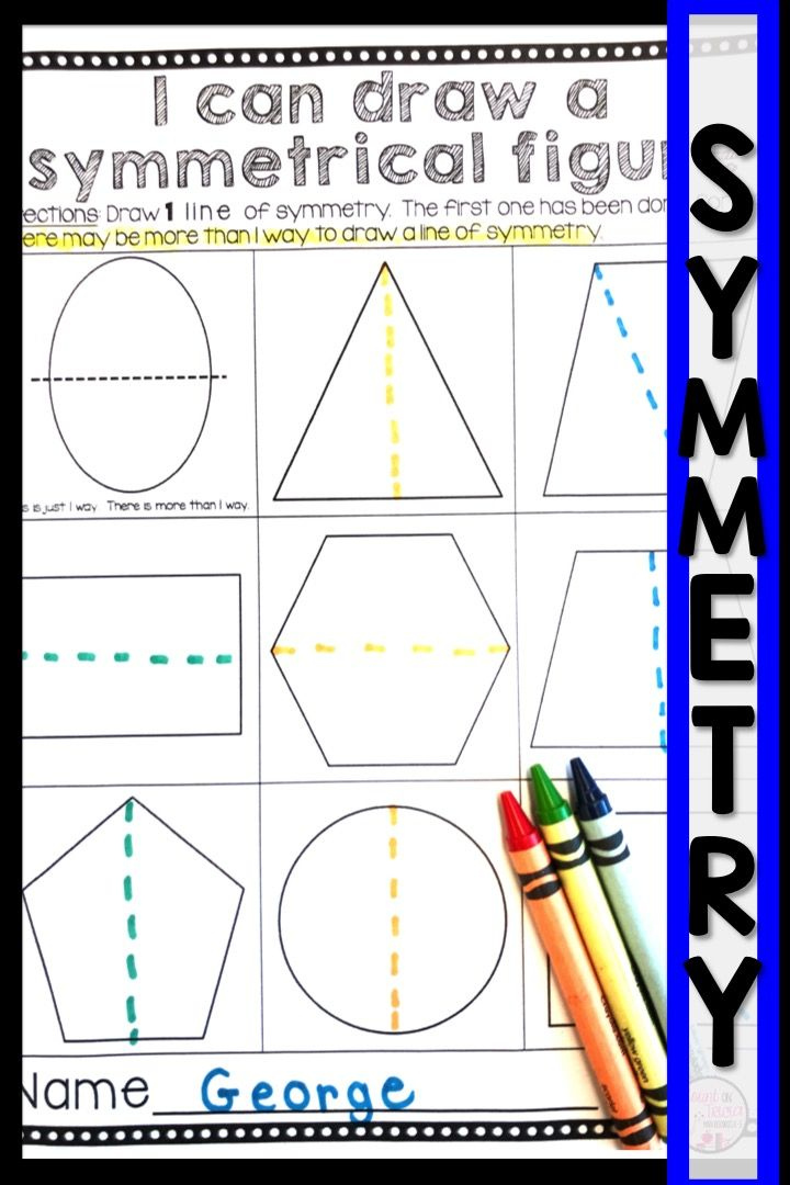 Symmetry FREE Symmetry Activities Symmetry Math Symmetry Worksheets