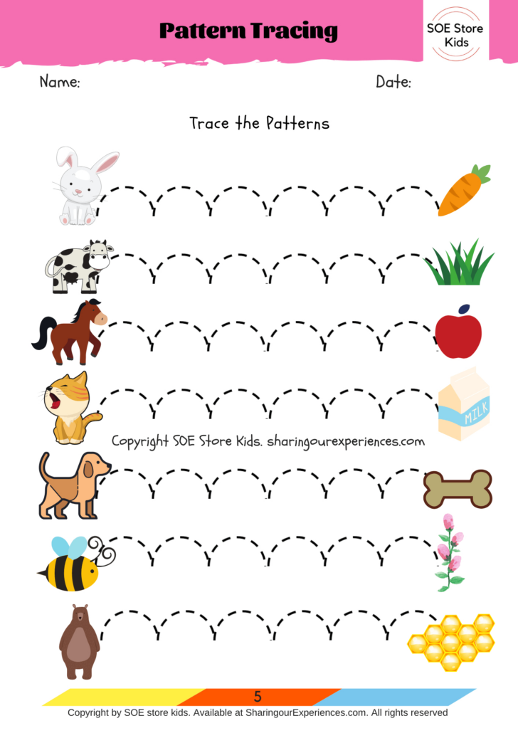 Printable Tracing Lines Worksheets For 3 Year Olds Pdf Lyana Worksheets