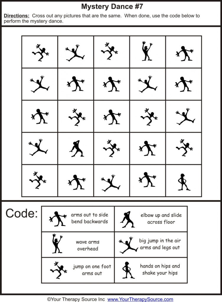 Printable Visual Scanning Worksheets For Adults-159 | Lyana Worksheets