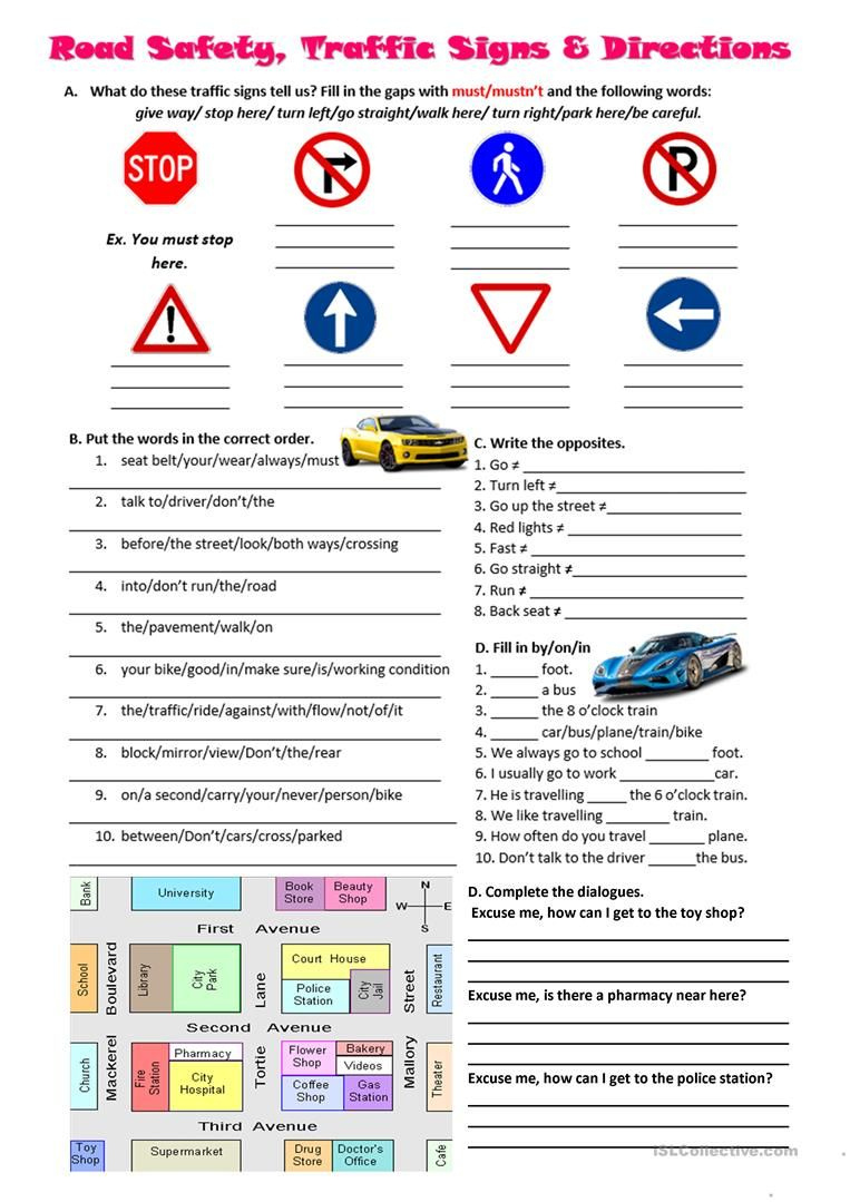 Driver Education Word Search Wordmint Printable Worksheets For 