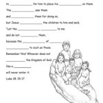 Printable Worksheets Miracles Jesus 159