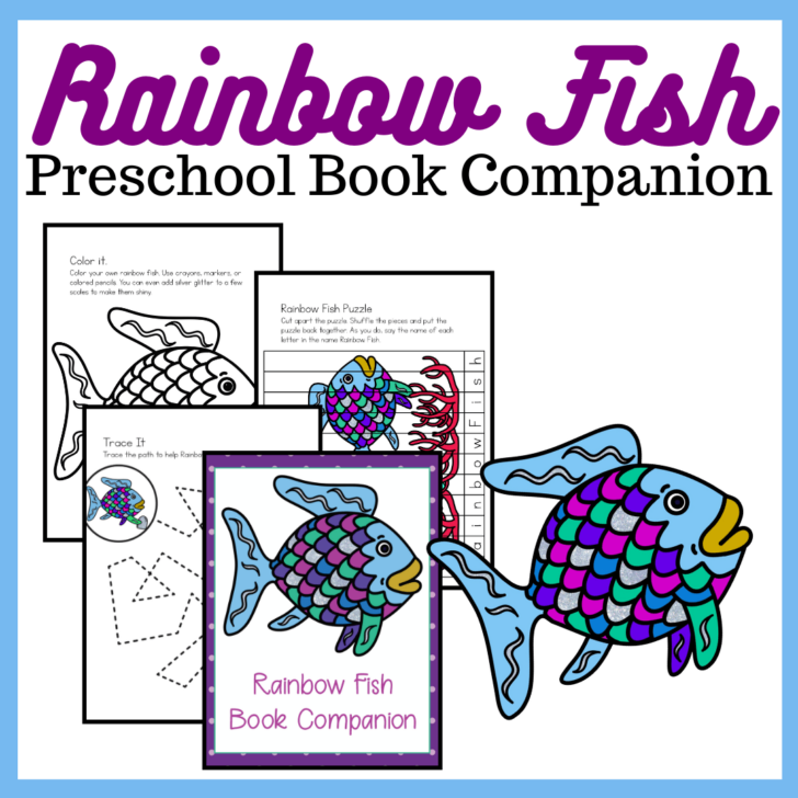 Rainbow Fish Printable Worksheets
