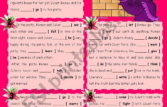 ROMEO AND JULIET For Valentine s Day ESL Worksheet By Lady gargara