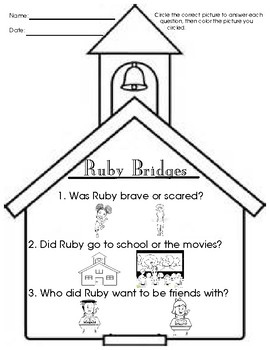 Ruby Bridges Worksheets By Karina Lawrence Teachers Pay Teachers