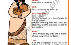 Sacagawea Craft Activity 1St Grade Activities Biography Project