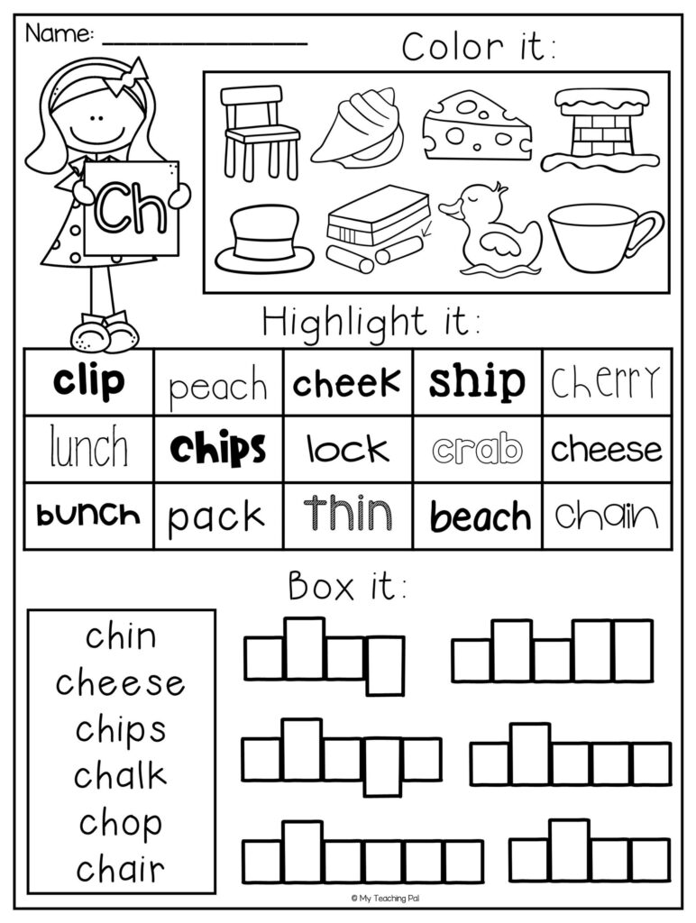 Sh Worksheets Free Printable-159 | Lyana Worksheets