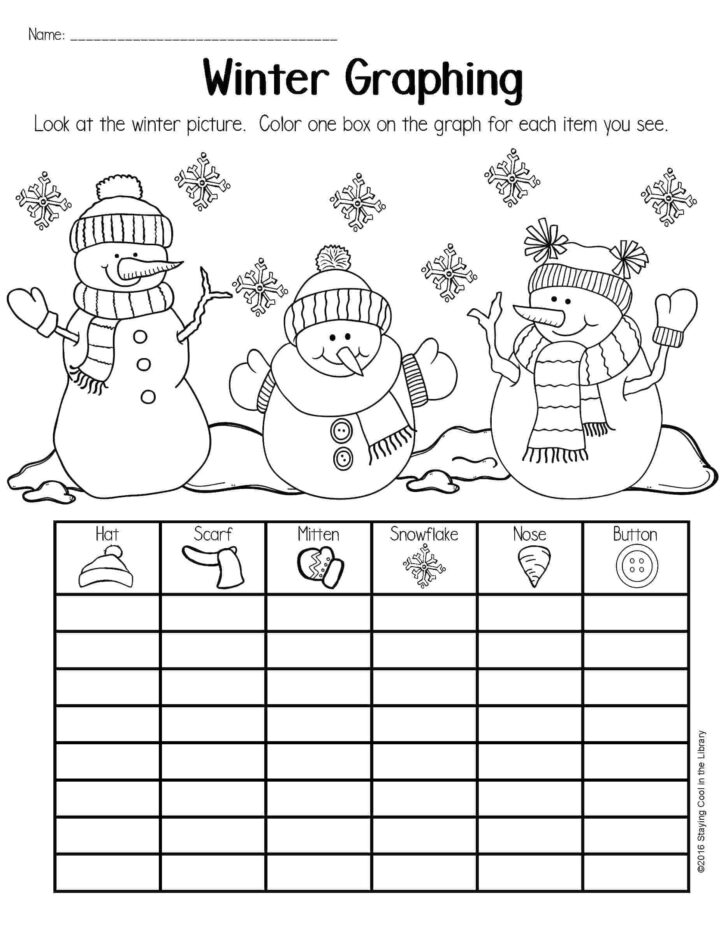 Snowman Worksheet Printables
