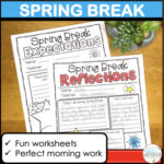 Spring Break Printable Worksheets 159