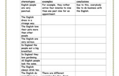 stereotypes printable worksheets 159 3 16 Free Esl Stereotypes Worksheets Stereotypes Printable Worksheets