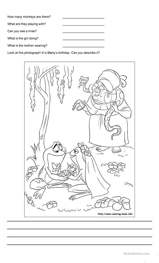 The Princess And The Frog Worksheet Free ESL Printable Worksheets 