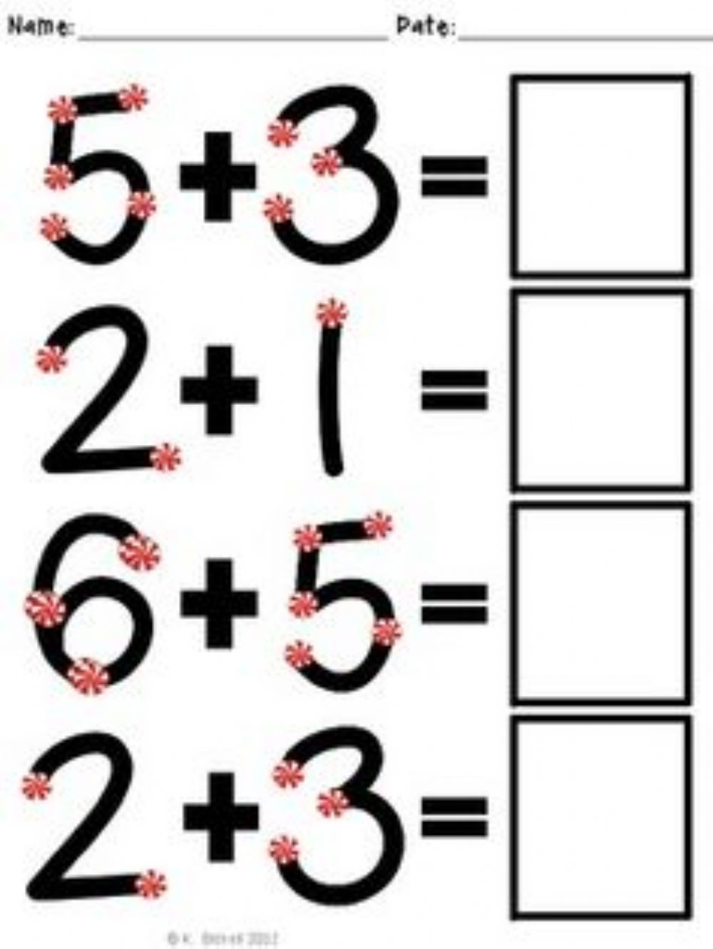 Touch Points Math 1 Worksheet