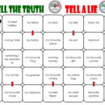 Two Truths And A Lie Worksheet Printable 159
