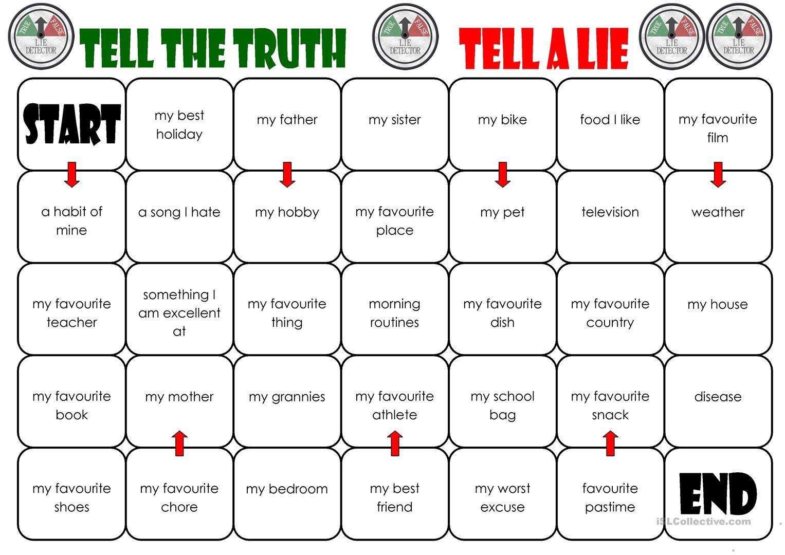 Two Truths And A Lie Worksheet Printable Printable Worksheets