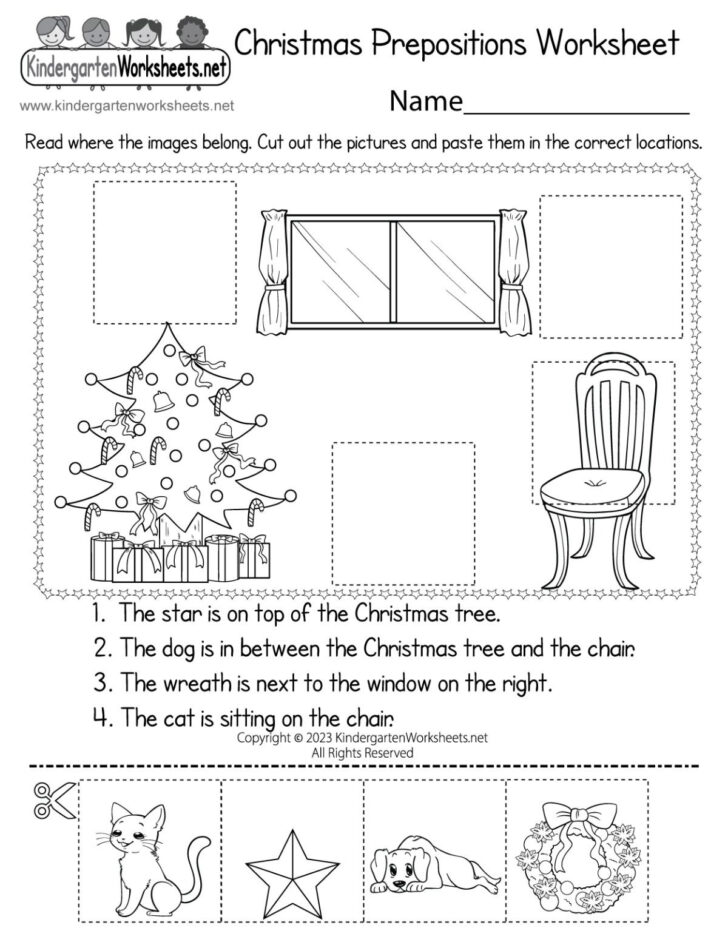 Christmas Language Worksheets