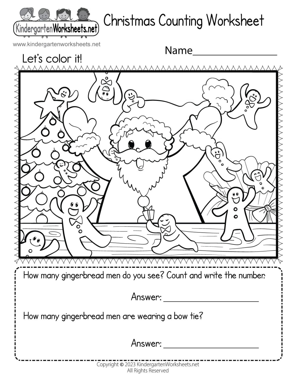 110 Christmas Activities And Worksheets Ideas | Christmas inside Printable Christmas Worksheets For Kindergarten