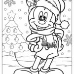 24 Disney Christmas Coloring Pages (Free Pdf Printables) Intended For Christmas Colouring Worksheets