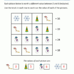 3Rd Grade Christmas Math Worksheets For Christmas 3rd Grade Worksheets