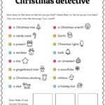 4 Printable Christmas Activities To Try With Your Kids – Playful Notes Throughout Christmas Game Worksheet