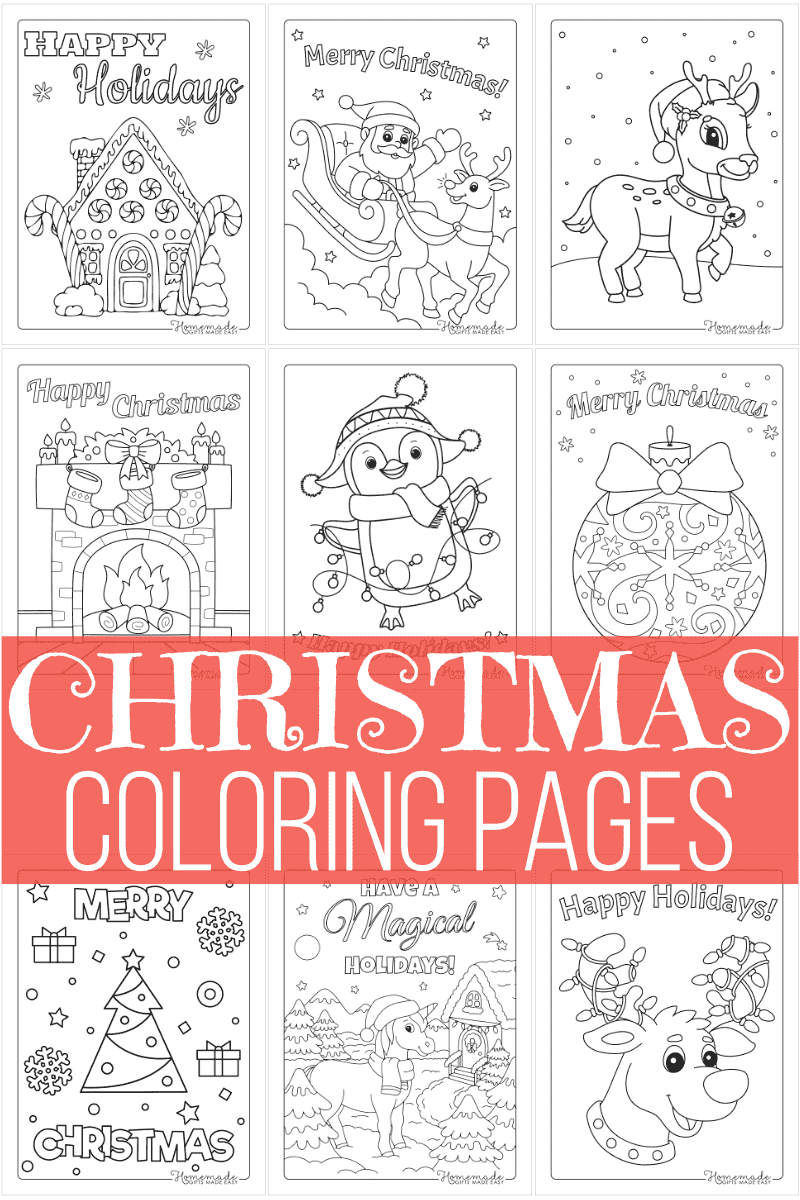 650+ Free Christmas Coloring Pages For Kids &amp;amp; Adults pertaining to Christmas Coloring Worksheets For 1St Graders