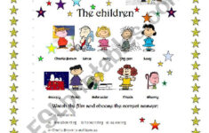 A Charlie Brown Christmas- Film Part 1/3 - Esl Worksheetmarta with Charlie Brown Christmas Worksheets