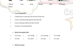 A Charlie Brown Christmas Pictur…: English Esl Worksheets Pdf &amp; Doc within Charlie Brown Christmas Worksheets